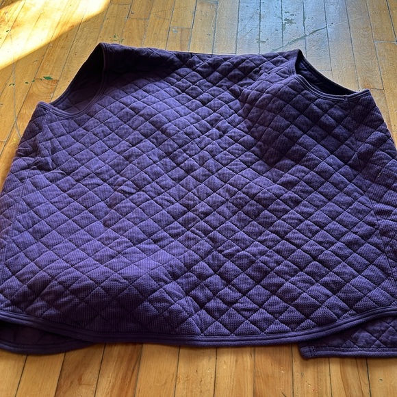Vintage ll bean Purple Quilted Vest - Picture 4 of 4